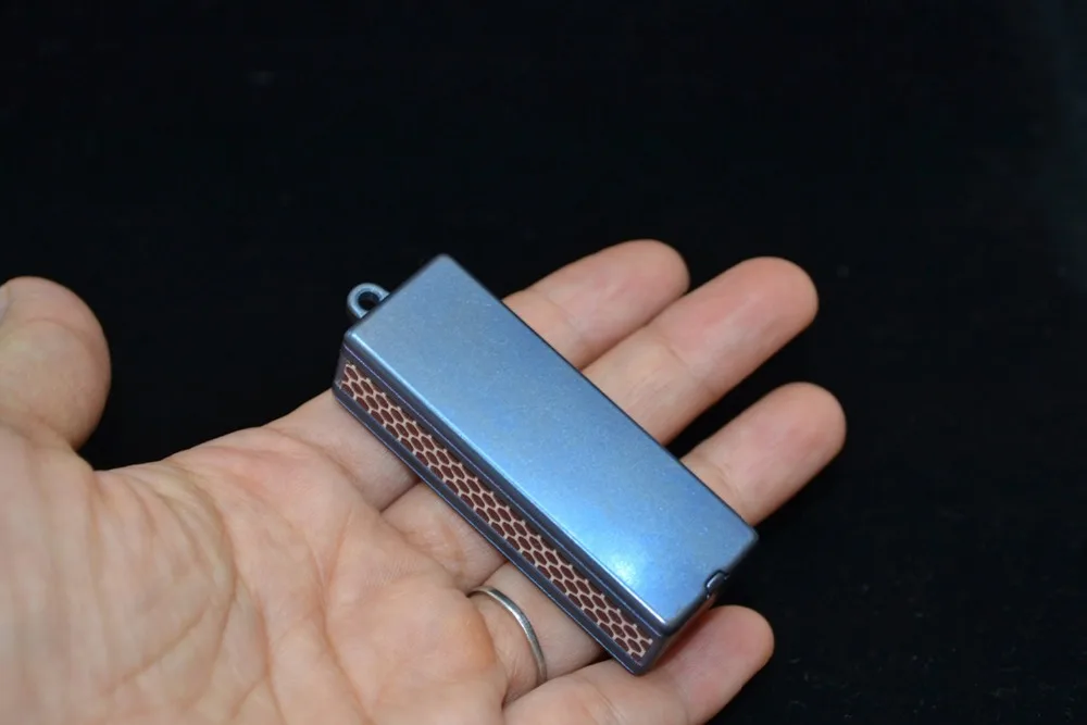 Новинка, EDC gear, титановая коробка для матча, для отдыха на природе, чехлы для матча, каждый день, контейнер для переноски, крошечная Удобная цепочка для ключей, металлическая коробка