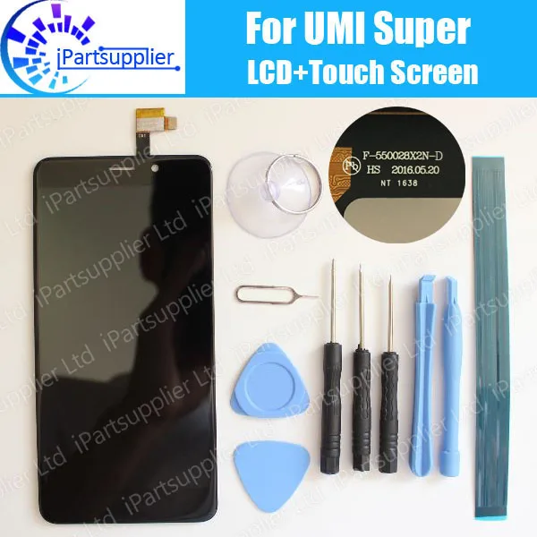 

ЖК-дисплей Umi Super + сенсорный экран, 100% оригинальный ЖК-дигитайзер, сменная стеклянная панель для Umi Super F-550028X2N