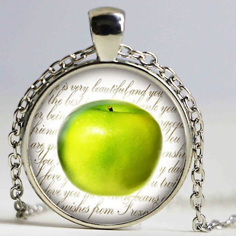 Бесплатная доставка Одежда высшего качества с фруктовым принтом ожерелье Apple