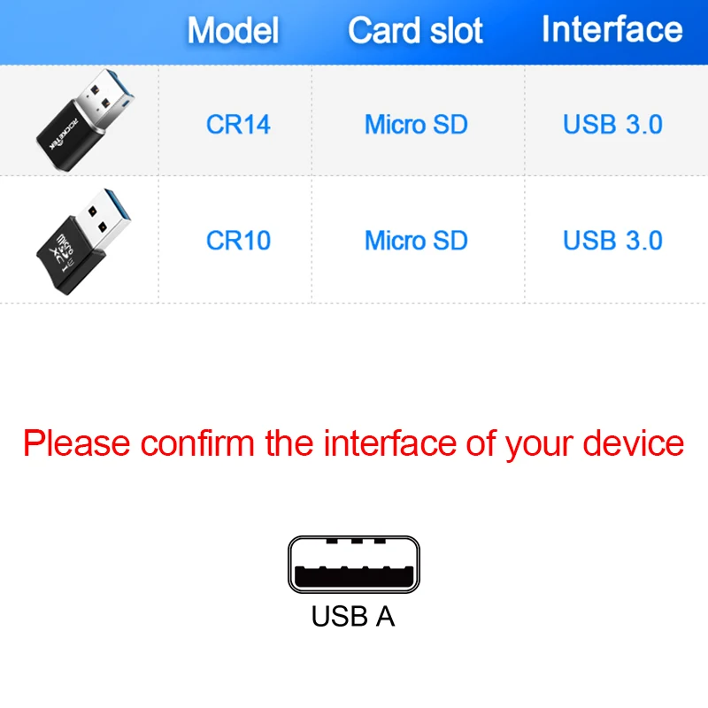 Rocketek usb 3,0 мульти карта памяти ридер адаптер мини кардридер для micro SD/TF microsd ридеры компьютер ноутбук
