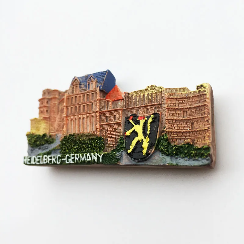 Креативный стикер на холодильник в форме замка Гейдельберга немецкий пейзаж