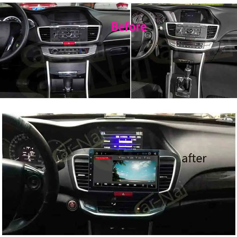 Android 7 1/8 0 Автомобильный GPS Радио Navi для Honda Accord 9 2013 2017 мультимедийный плеер