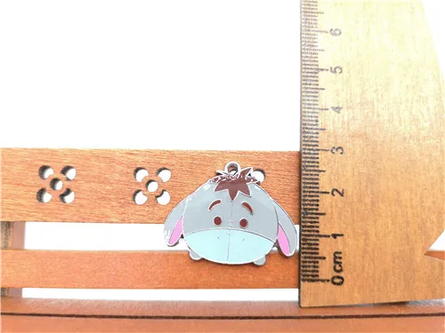 TS-001 10 шт. ЦУМ мультфильм Микки Минни Зонт кошка Мэри eeyore голова Эмаль ожерелье серьги брелок металлический Шарм Подвески самодельные ювелирные изделия - Окраска металла: TS-001