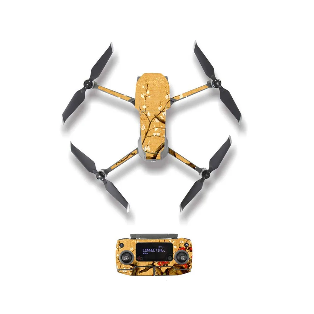 Зеленый Растительный стиль кожи наклейка для DJI Mavic 2 Pro& Zoom Drone корпус пульт дистанционного управления батарея защитная пленка 5 стилей
