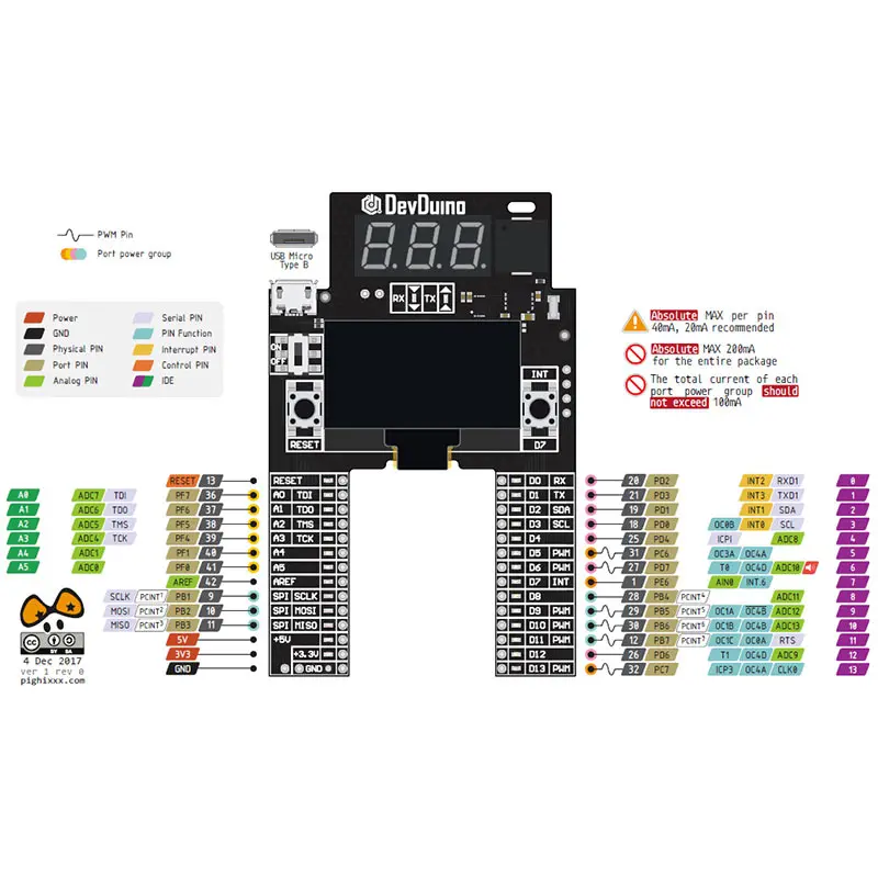 Электрическая платформа разработки DevDuino для Arduino совместимая с плата Улучшенная