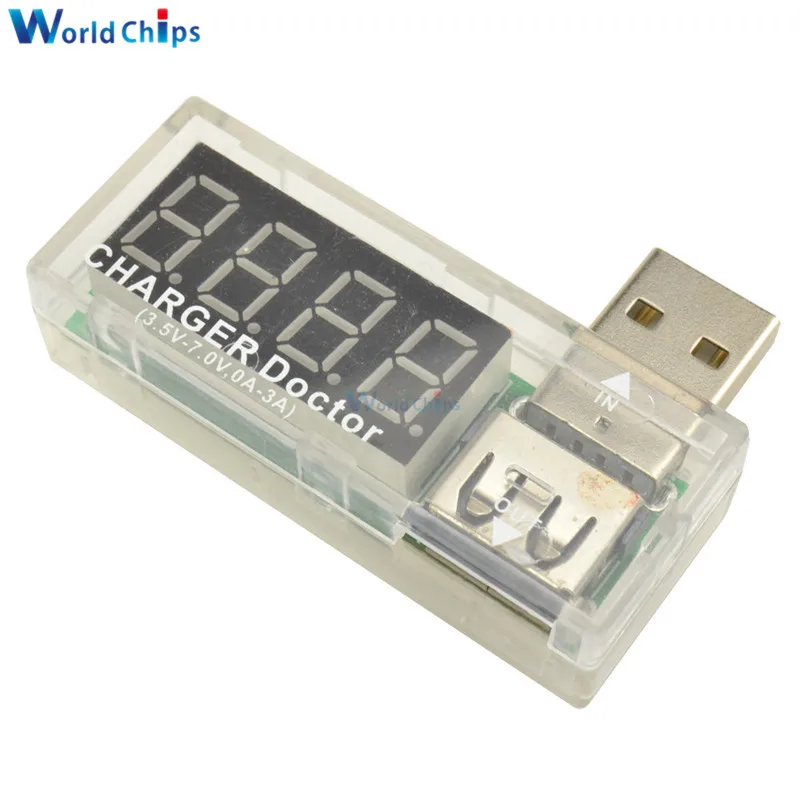 USB зарядное устройство Doctor Car мотоциклетный детектор напряжения тестер 0 56
