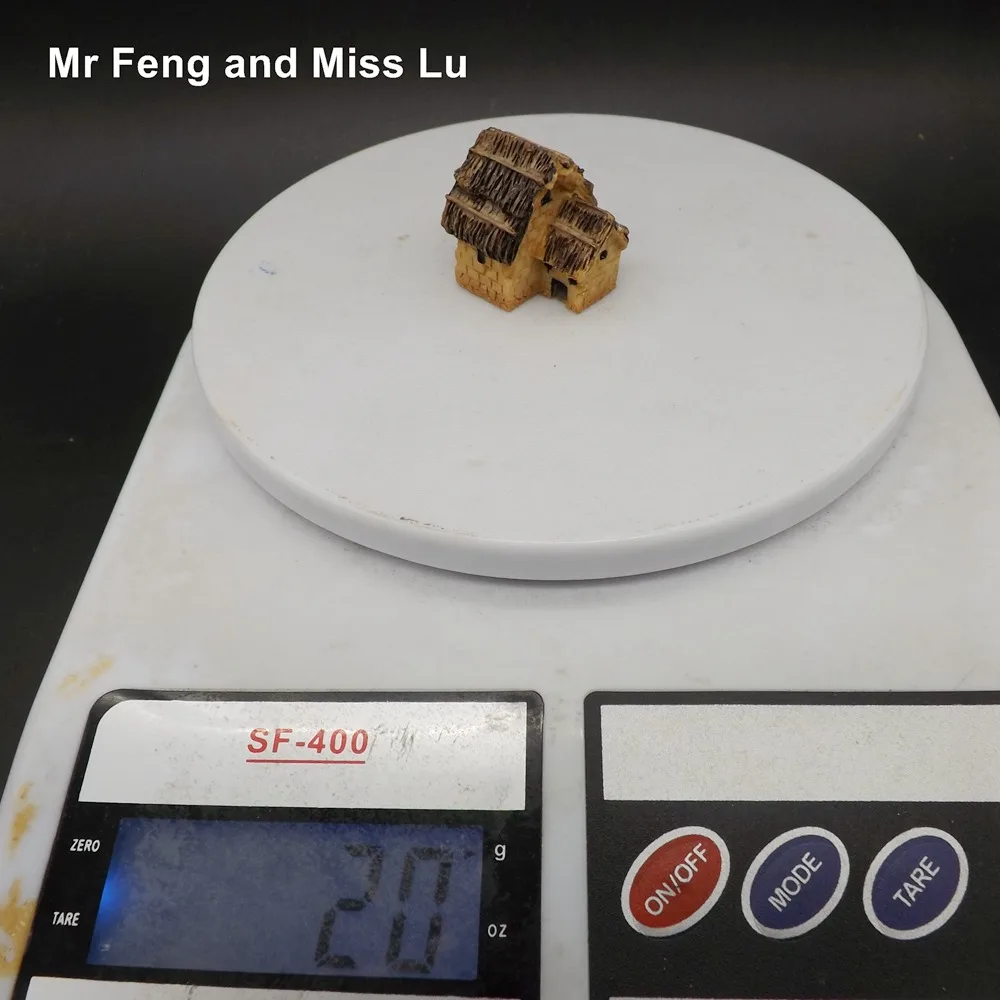 Винтажная модель домика из камня украшение микро дом игра для обучения