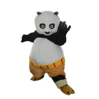 high quality sale kungfu panda mascot costume bear cartoon performance of christmas birthday party