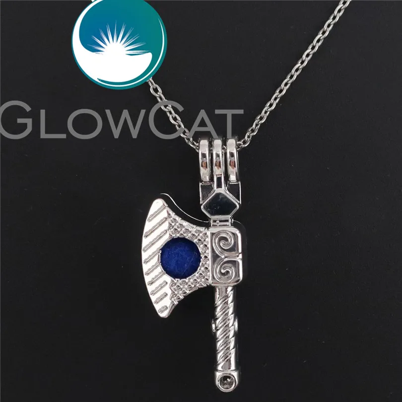 GLOWCAT K633 Топор Инструмент бусины клетка Арома эфирное масло диффузор Oyster