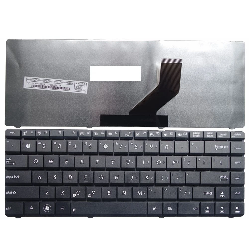 Клавиатура для ноутбука ASUS K45DV K45D, черная, новая, английская