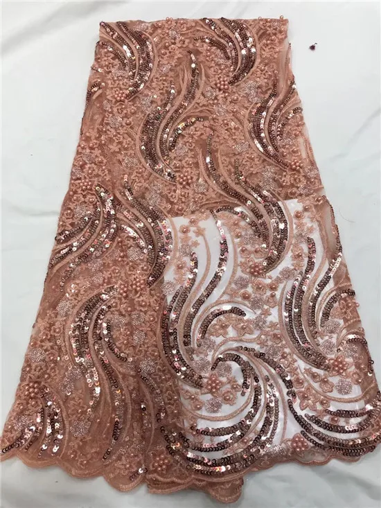 

The popular wholesale price of 3D flowers African French lace, breathable tulle embroidery lace fabric, wedding dress
