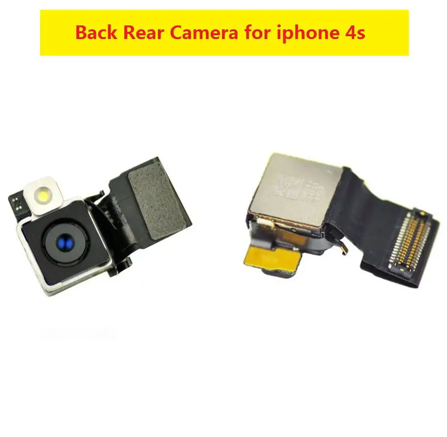 Оригинальная основная задняя камера для iphone 4 4s 5 5s 5c с гибким кабелем модель 100%
