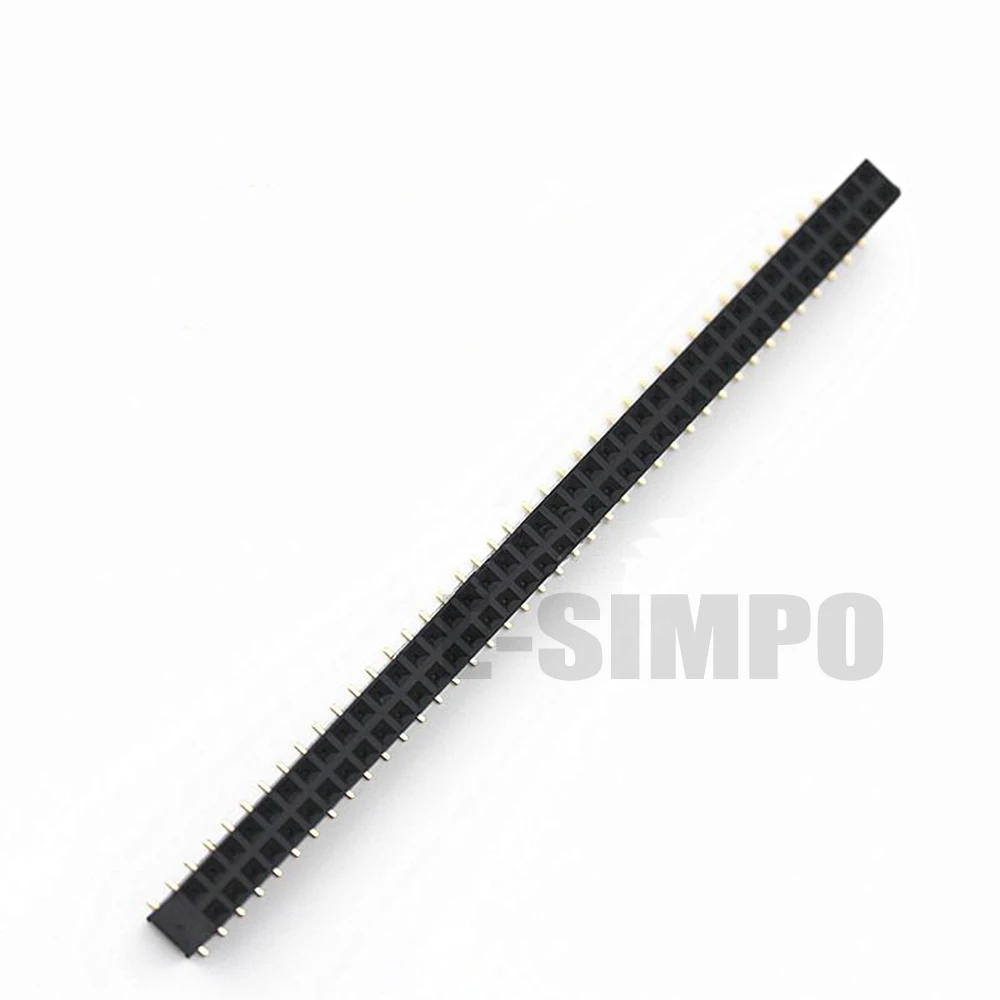 100 шт 1 27 мм SMD Женский Заголовок 2x50P 2X40P двухрядный PH4.3mm SMT гнездовой разъем