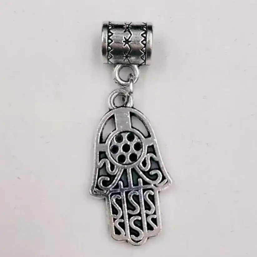 Розничная продажа новинка европейский и американский стиль Fatima Hamsa амулеты для