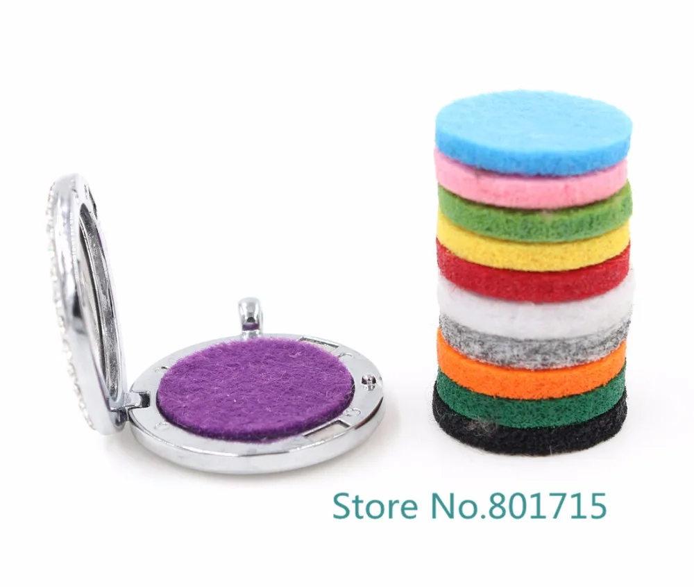 Круглая Серебристая оправа для мамы и ребенка (30 мм) ароматерапии/эфирных масел