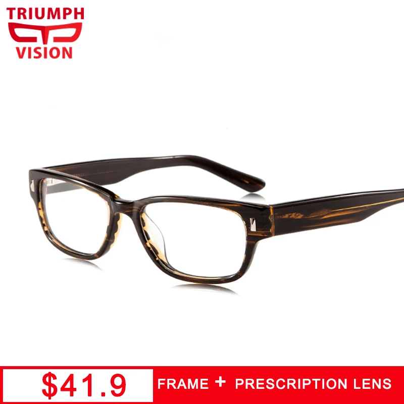 

TRIUMPH VISION Brand Tortoise Frame Glasses Myopia Eyewear Nearsighted Reading Eyeglasses Prescription Glasses Men Photochromic