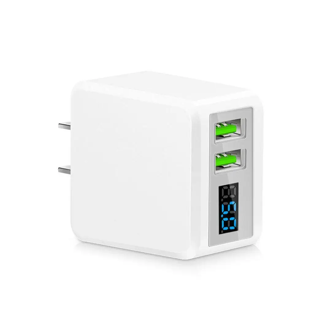 Мульти usb порты Зарядка Светодиодный дисплей Путешествия AC Повседневный адаптер