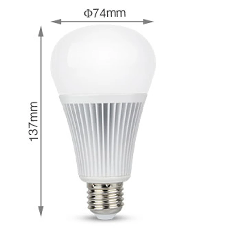 Milight E27 9W RGB + CCT светодиодные лампы с регулируемой яркостью 2 4G Светодиодная лампа