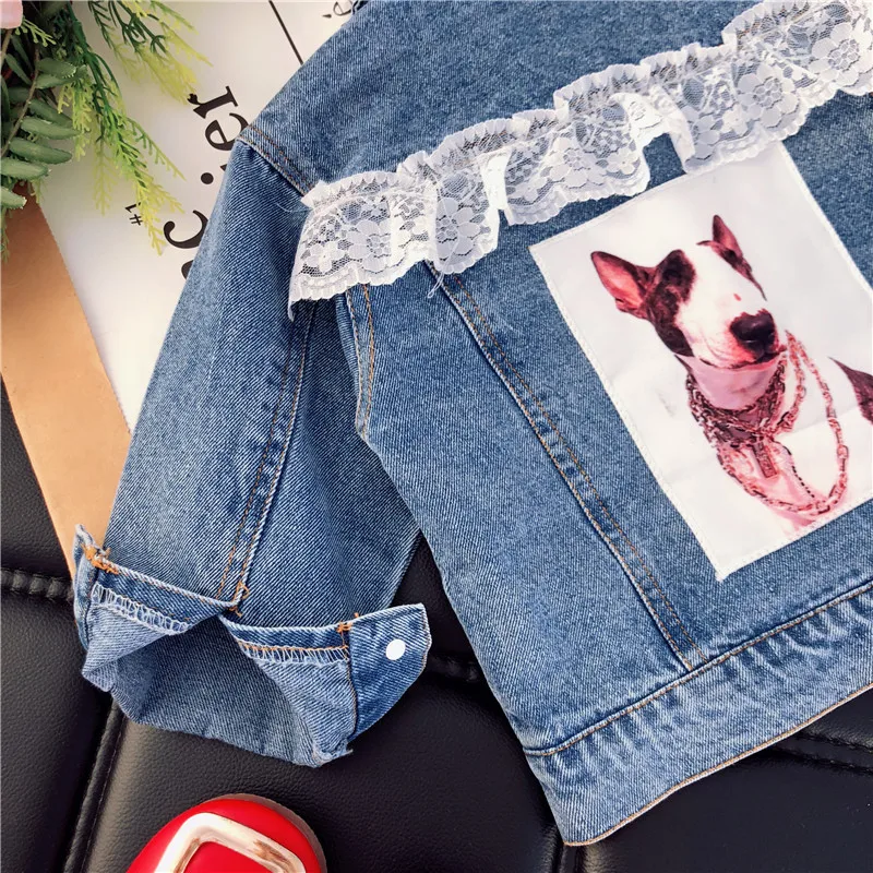 Children's wear 2018 spring and autumn Korean version of the new boys girls denim jacket girl cardigan | Детская одежда и