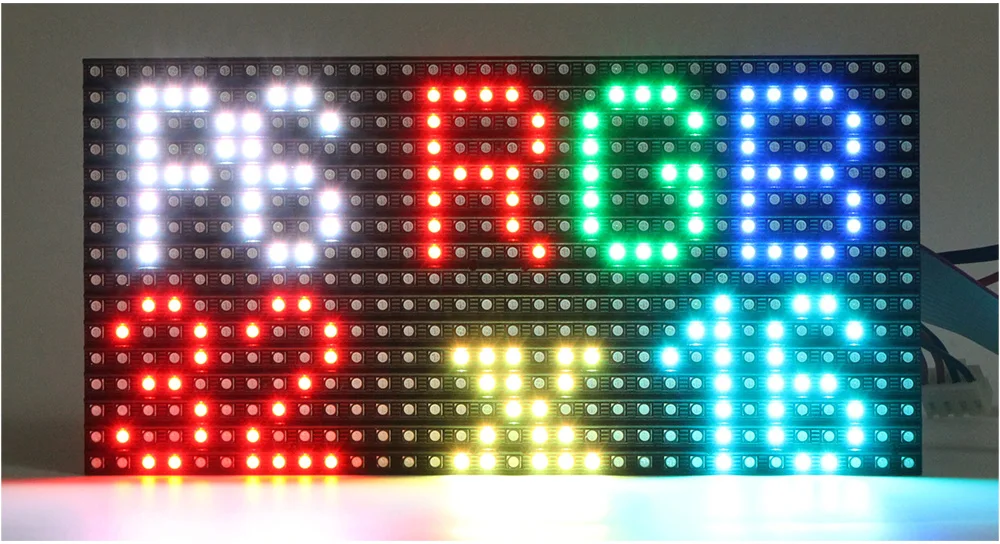 P6 SMD Крытый полноцветный светодиодный модуль дисплея, SMD 3в1 RGB P6* светодиодный дисплей видео модуль, постоянное Вождение 1/8 сканирования, 192*96 мм