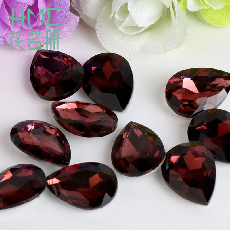 Стразы в форме капли воды для ногтей Хрустальные стеклянные камни сделай сам