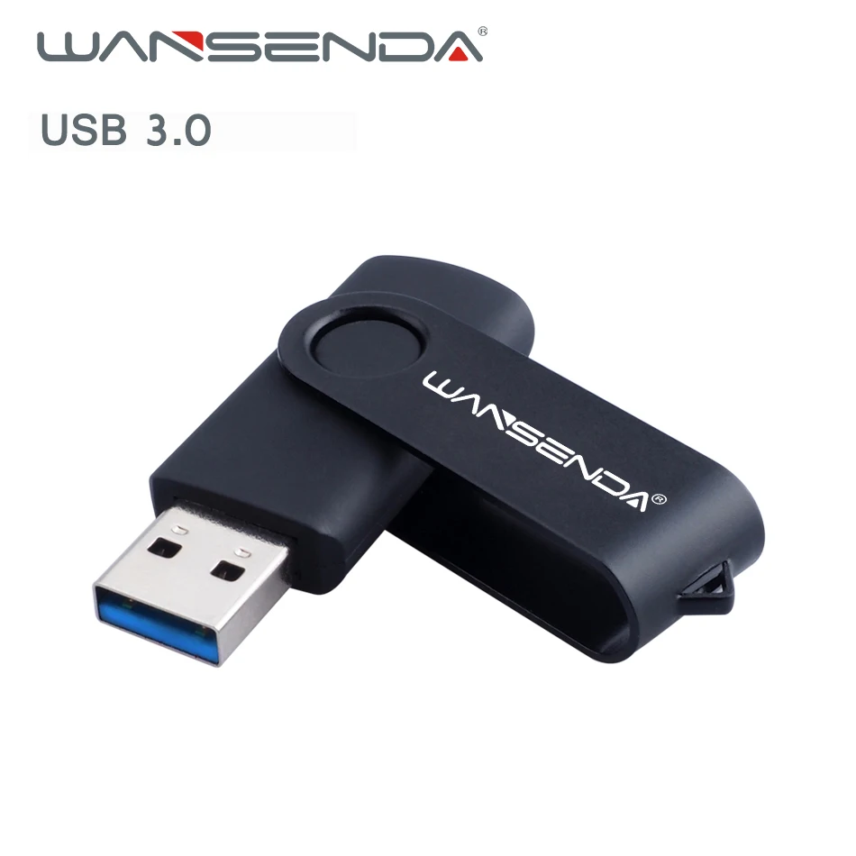 Wansenda поворотный внешний USB флеш накопитель 256 ГБ 128 64 32 16 8 4 Гб|USB флэш-накопители| |