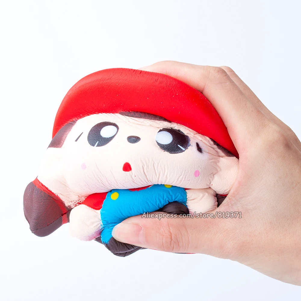 

Kawaii Cute Squishy Slow Rising Mario Animal Big Squeeze Scented Fun Autism Antistress Squishy Interesting Toy For Children