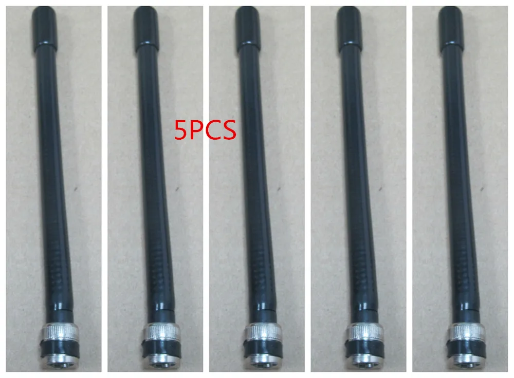 

OPPXUN 5PCS VHF 136-174mhz BNC antenna for ICOM IC V8 V80 V80E V82 V85 V85E VX200 VX500,for KENWOOD TK208 walkie talkie