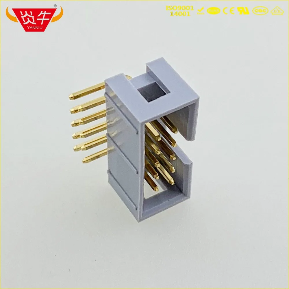 Фотопатрон YANNIU 10PIN IDC 2 54 мм штекер прямоугольный разъем контактная часть