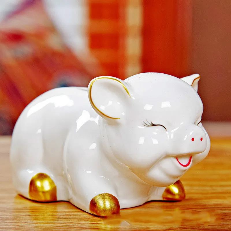Китайские керамические свиньи украшения свинья копилка Детские креативные