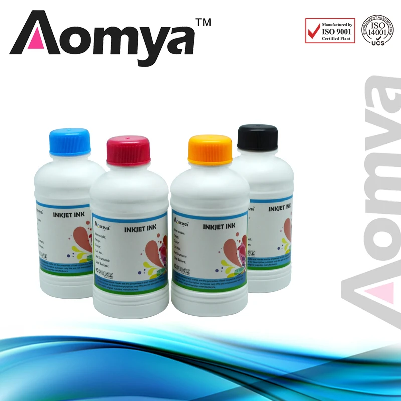 

Aomya 4 colors X 500ml Sublimation Ink Heat Transfer Ink for Epson L210 / L350 / L355 Mugs T-shirt Mouse Pads BK/C/M/Y