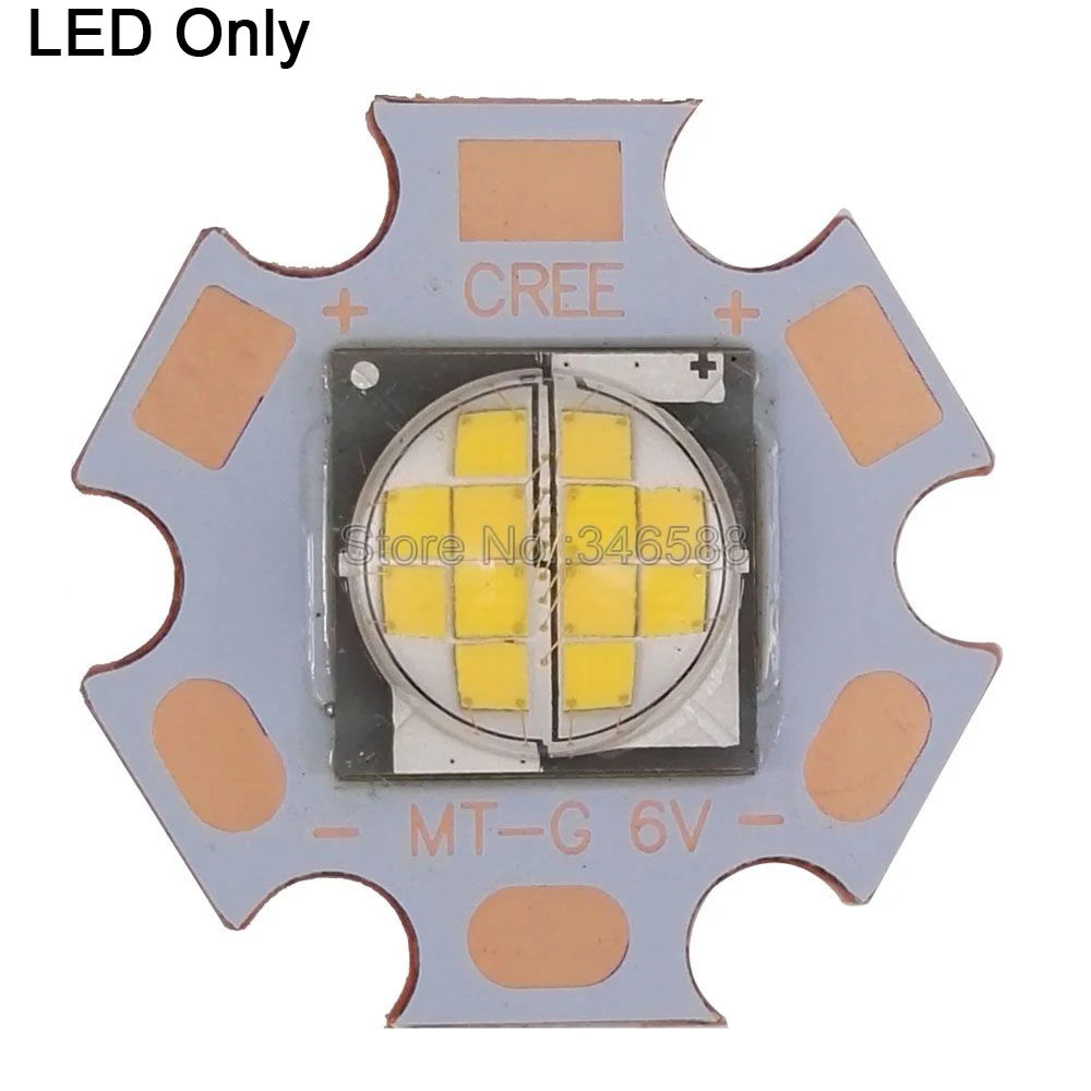Only LED 24W Cree MTG MT-G EasyWhite 6V 2700K теплый белый высокой Мощность светодиодный излучатель лампы светильник опционально 26 мм 5-режим драйвер - Испускаемый цвет: Only LED