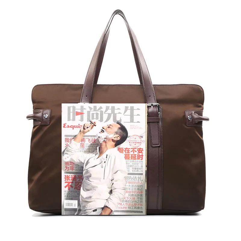 GSQ Мужчины Сумка Полиэстер Мужчин Портфель 14' Computer Сумки Модные Высокого