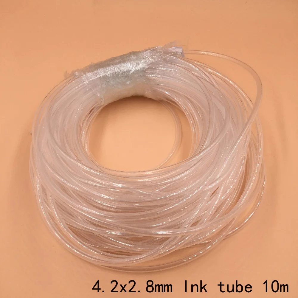 10 meters eco solvent ink Tubing for Bulk ink System 4.2x2.8mm Roland, Mutoh, Mimaki Printers ink line tube ink supply tube