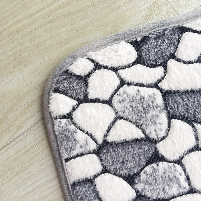 Коврики для ванной Противоскользящий Набор ковриков из кораллового флиса коврик