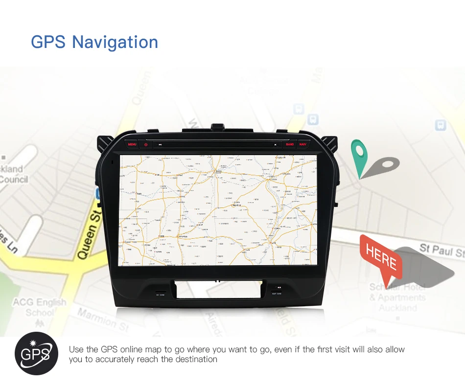 10," Android 9,0! Автомобильный DVD ПК Мультимедийный dvd-плеер gps Navi Стерео Радио подходит для SUZUKI VITARA wifi BT 32G rom