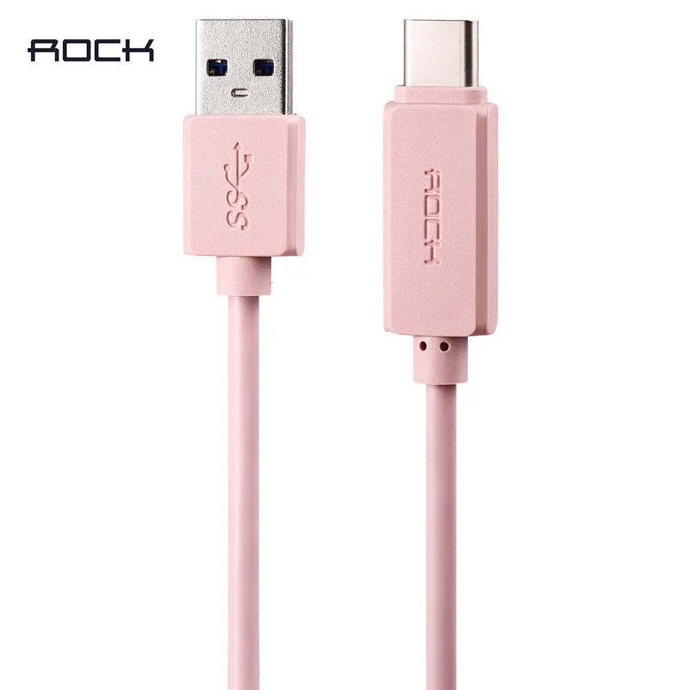 100CM Rock USB 3.0 Type C Cable Data Sync Quick Charge Line Cord For Nexus 5X 6P OnePlus 2 ZUK Z1 Xiaomi 4C MX5 Pro | Электроника
