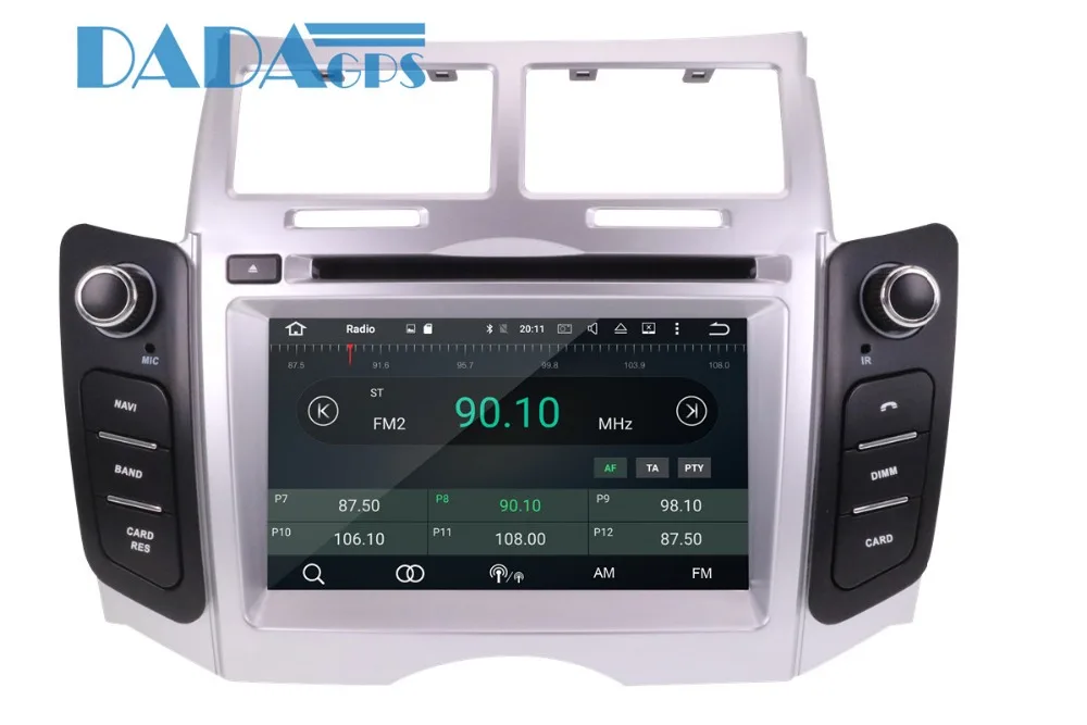 2din Android 8 0 7 1 автомобильная стереосистема радио GPS головное устройство для Toyota Yaris