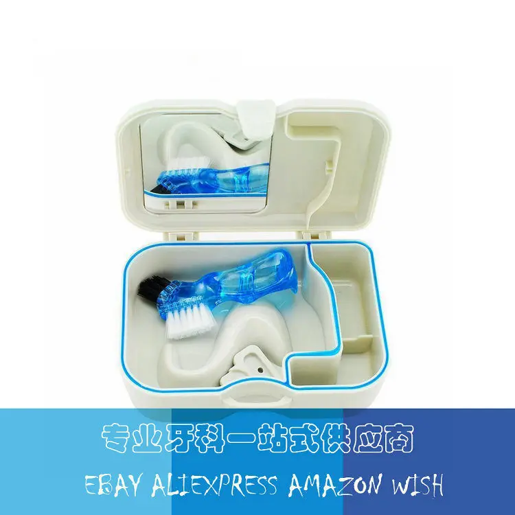 Стоматологический ящик для хранения зубных протезов накладные коробка зубов