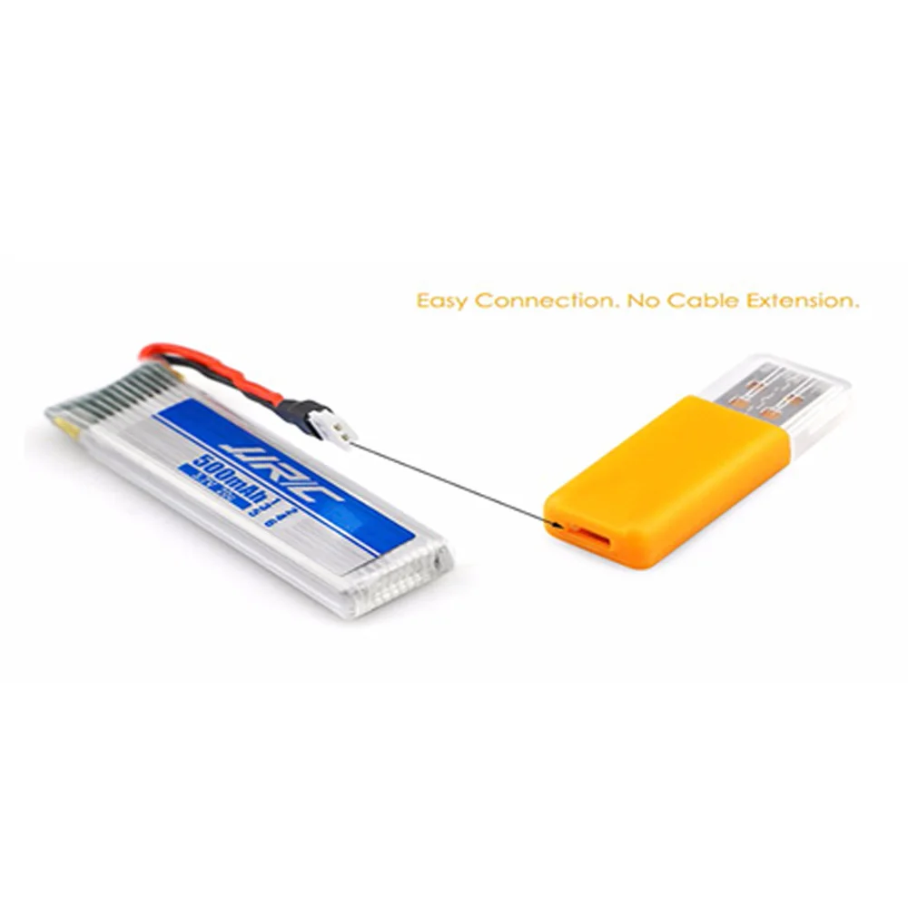 Оригинальный JJRC 3 7 V 500mAh 20C литий-ионный аккумулятор с 51005 разъемом для H37 складной