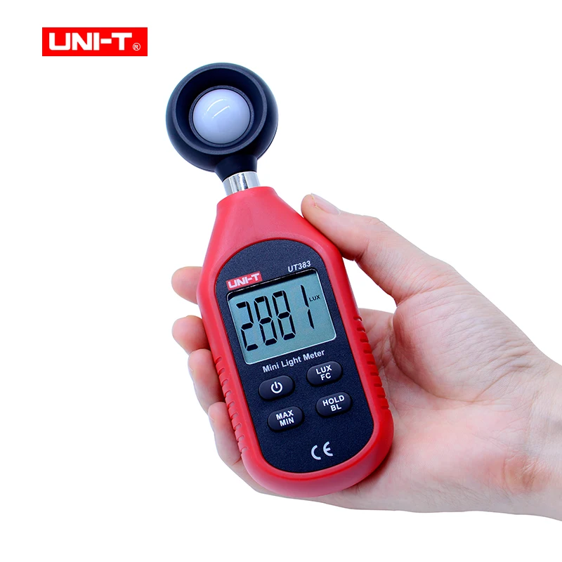 UNI-T UT333 Мини цифровой Термогигрометр ut353 мини звука метр UT363 мини Анемометр UT383 Люксметр мини-светильник метр