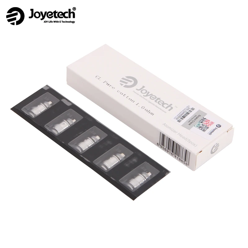 10 шт. Оригинал Joyetech CL Чистый хлопок головка 0.5ohm/1.0ohm eGo одна сменная катушка для One V2