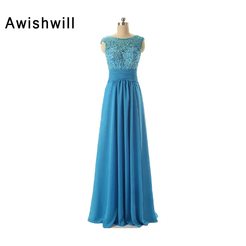 Женское платье для матери невесты кружевное шифоновое вечернее большого размера