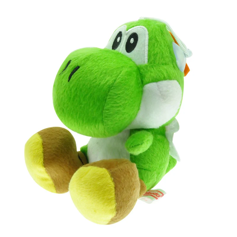 9 шт./лот 18 см Super Mario Bros Плюшевые игрушки Йоши зеленый yoshi Дракон плюшевая мягкая набивная кукла Животные игрушки для подарки для детей