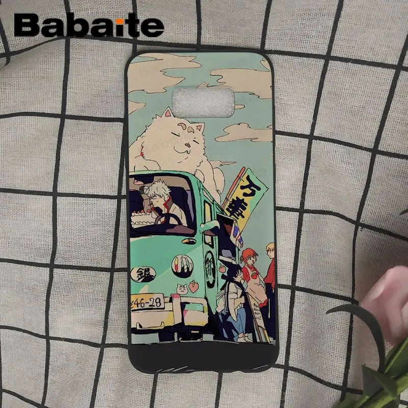 Babaite/Новый черный чехол для мобильного телефона с рисунком гинтамы Samsung Galaxy s9 s8 plus