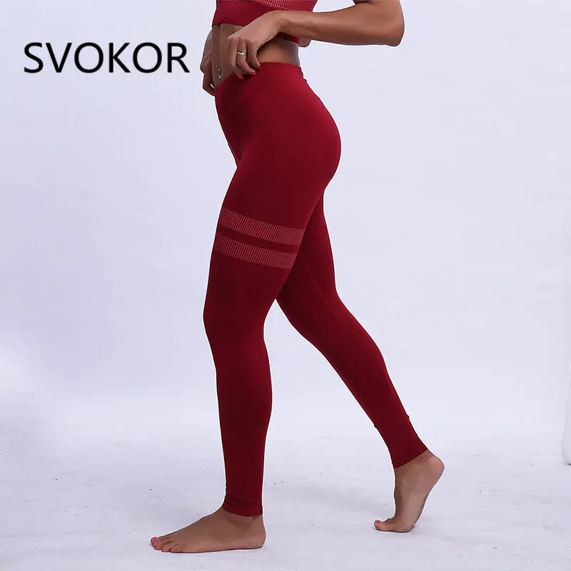 Женские леггинсы с двойным кольцом SVOKOR весенние модные повседневные для фитнеса