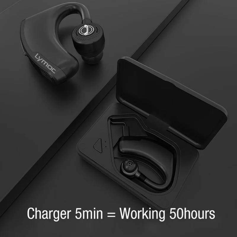 Lymoc обновление V10 Bluetooth гарнитуры 5 0 беспроводные наушники быстрое зарядное