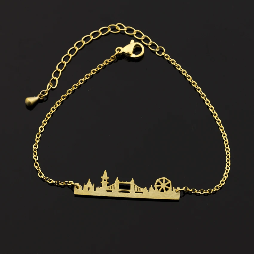 Оптовая продажа 10 шт. Высокое качество модные городской Jewelry цвета: золотистый