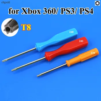 Cltgxdd Security Screwdriver for Xbox 360/ PS3/ PS4 Tamperproof Hole Repairing Opening Tool Screw Driver Torx T8 T10 2