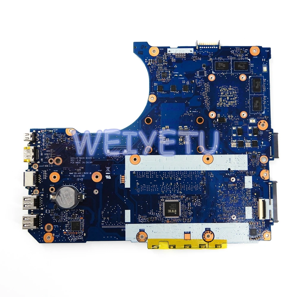 Материнская плата N551JX/N551JK материнская GTX950M/2G для ASUS G551JX N551JX G551J N551J ноутбука N551JK